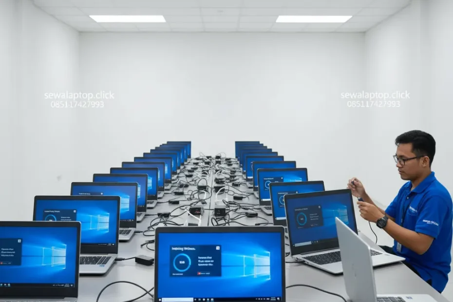 Jasa Sewa Laptop Terdekat Surabaya Hindari Tragedi "Windows Update" Saat Event